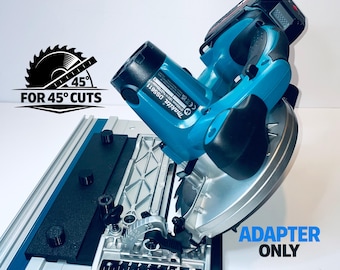 Makita DHS680 DHS680Z Circular Saw Guide Rail Adapter Base – PETG Plastic, Angle Cutting Tool