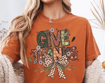 Comfort Colors Thanksgiving Shirt, Christian Bible Verse Tee
