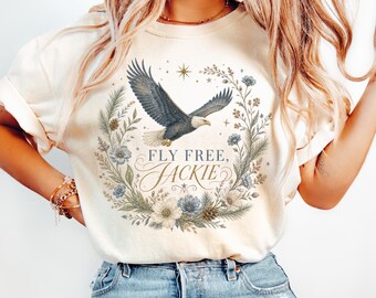 Comfort Colors® Jackie Eagle Memorial Shirt, Big Bear Lake Tribute Tee, Personalized Gift