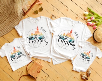 Custom Disneyworld Family Trip Shirt, Disney Family Vacation Shirt, Personalized Family Matching Shirt, Disney Custom Minnie Mickey Shirt
