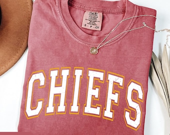 Comfort Colors® Kansas City Football Shirt, Game Day Shirt, KC Football Tee, Sunday Game Day, Football Era Shirt, Kansas City Fan Gift