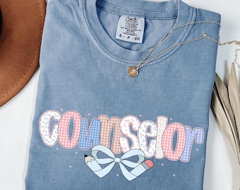 Comfort Colors® Counselor Shirt, School Counselor Gift, School Counselor T Shirt, Back To School Shirts, Counselor Appreciation Gift