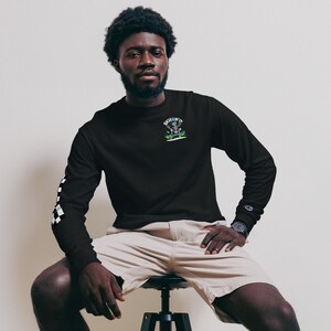 Champion-shirt met lange mouwen heren