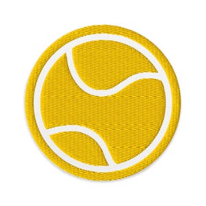 Tennis Embroidered Patches