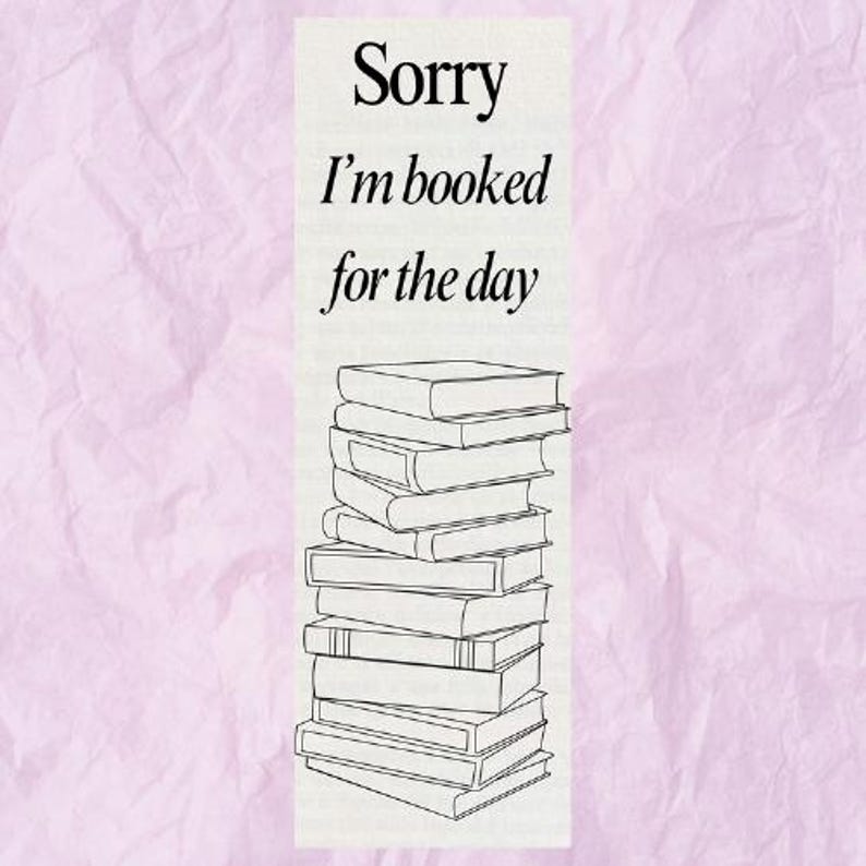 Printable Book Tracker Bookmark: Reading Challenge Gift (PDF & PNG ...