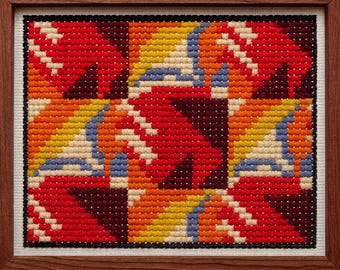 Maurice Pillard Verneuil Cross Stitch Pattern (1), Art Nouveau Collection, PDF pattern