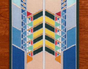 Frank Lloyd Wright Cross Stitch Pattern (19), Modernistic Collection, PDF pattern