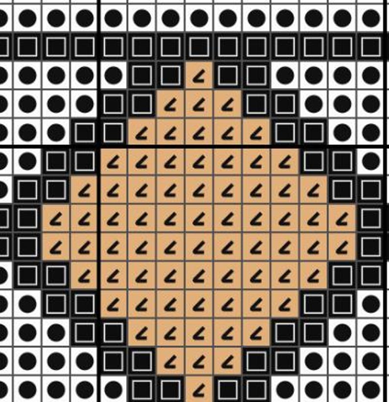 Frank Lloyd Wright Cross Stitch Pattern (4), Modernistic Collection, PDF pattern image 8