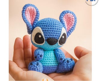 Crochet Stitch Pattern, Amigurumi plush stitch toy Pdf tutorial