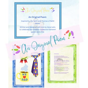 They Came a Moment Father&#39;s Day Poetry Print - Instant Download PDF Perfect Father&#39;s Day Gift | Birthday Gift for Dad | Grandpa Gift