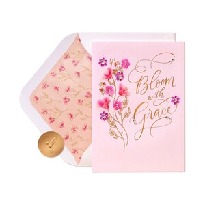 Tarjetas de felicitación "Bloom With Grace" para mamá