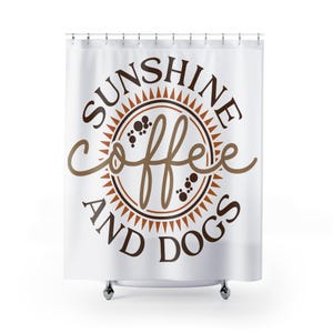 Dog Lover Shower Curtains - Home Decor for Pet Owners, Bathroom Accessories, Unique Gift Idea, Dog Theme Decor, Bathroom Decoration