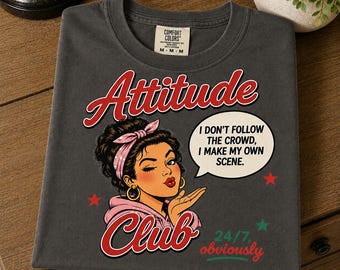 Comfort Color Vintage Tee | Pinup girl tee