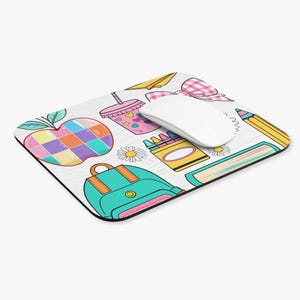 Colorful Classroom Mouse Pad: Fun Desk Accessory for Teachers & Students
