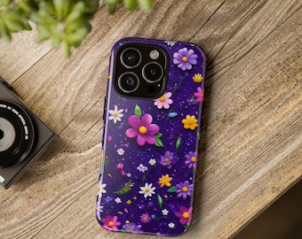 Floral Hibiscus Phone Case, Botanical iPhone Samsung Cover, Girly Tropical Accessory
