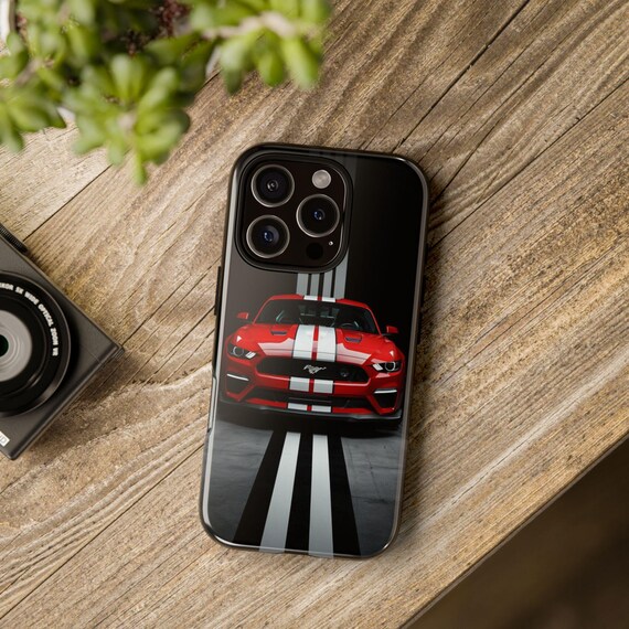 Stylish Phone Case for Car Enthusiasts, Tough Cases, Mustang Phone Cover, Automotive Gift, Racing Passion, Durable Phone Accessory