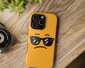 Funny Emoji Magnetic Phone Case: Stylish iPhone Samsung Cover