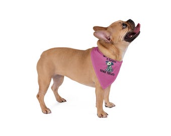 My Human is in a Spiral Send Treats Dog Bandana | Funny Pet Accessories