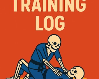 Diario de entrenamiento de Jiu-Jitsu Brasileño / Página del diario de lucha (PDF)