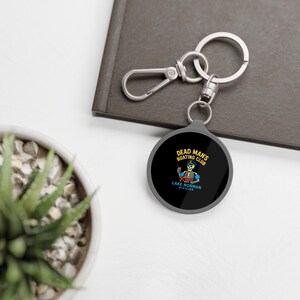 Dead Mans Boating Club Keychain / Lake Norman Division | For Keys, Boats, and Broken Dreams/Dead Mans Boating Club Keyring Tag