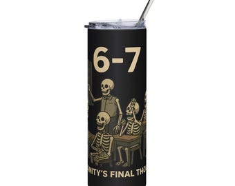 Humorous Skeleton Tumbler, 20oz | Fun Drinkware for Halloween, Parties, Gifts, Unique Home Decor, Funny Coffee Cup