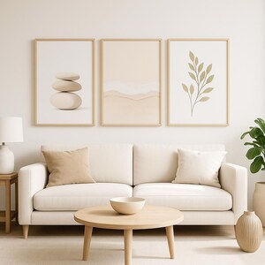 Scandinavian Abstract Wall Art | Printible Minimalist Posters | Digital Dwnload | Set of 3 | Modern Home Decor | digital Prints