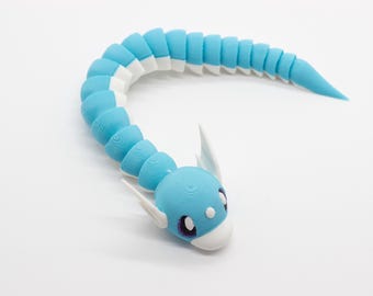 Flexi Dratini / Juguete antiestrés / Juguete de escritorio / Regalo