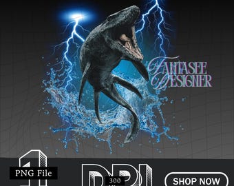 Jurassic World PNG: Dinosaur Movie Graphic (300 DPI, Instant Download