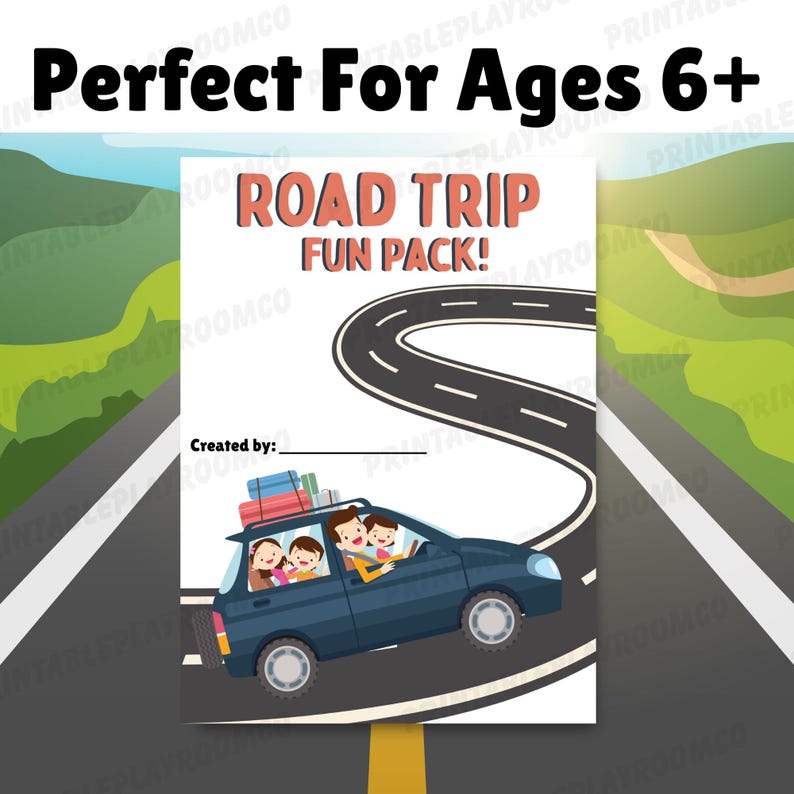 Road Trip Activity Pack for Kids – Printable Travel Games (PDF) - Etsy