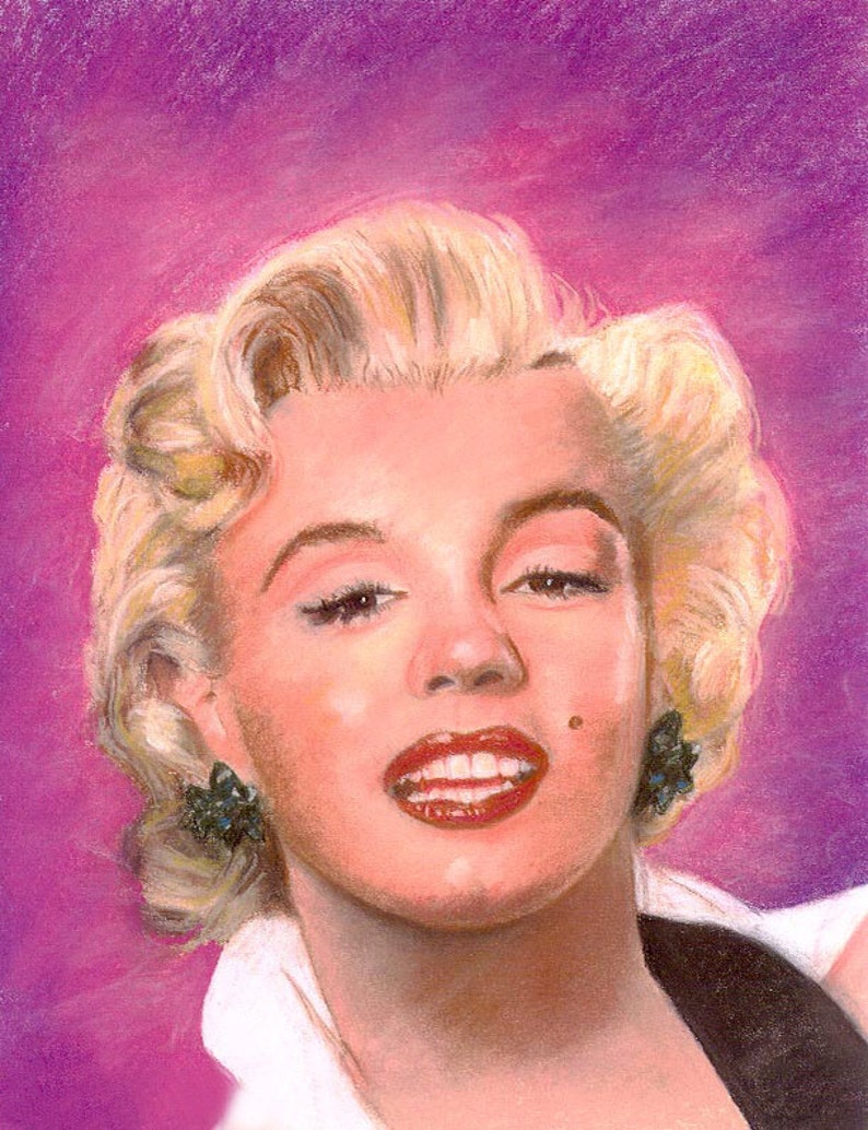 Marilyn Monroe Portrait - Etsy