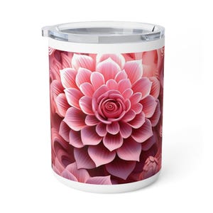 Chic Floral Travel Mug - Stay Stylish on the Go!