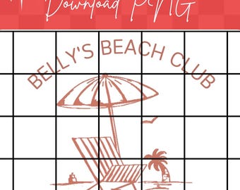 Bellys Beach Club 即時ダウンロード PNG - 夏が来た。綺麗になった。Team Belly