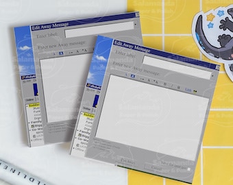 AOL Instant Messenger-Inspired Sticky Notes