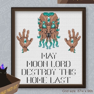 Padrao de ponto cruz Evil Moon Lord. Sofort herunterladen. Padrao PDF. Terrarien. Lar. Haus. Bem-vindo. Monstro.