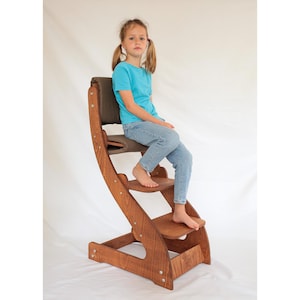 Kids Adjustable  high chair, Toddler kitchen bar XL Stool, Wooden Exrta high chair, Montessori Baby   highchair, kids stool with covers