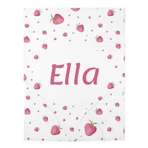 Personalized Baby Blanket with Name Custom Swaddle for Newborn Gift