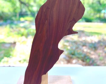 Lebanon map charcuterie board – handmade walnut serving tray, food safe wood gift for Lebanese kitchen, wedding or housewarming.