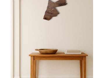 Made of Wood and Memory – Jordan Map Clock by BeitiModa