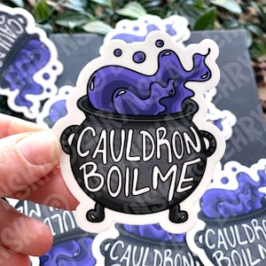 ACOTAR Cauldron Boil Me Officially Licensed Sarah J Maas Waterproof 3x3 Vinyl Sticker!