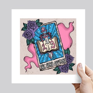 Chapter 13: A Hero Appears Tarot Card Punk Lyric Art Print - Various Sizes