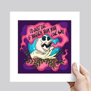 Gaslight Anthem Mulholland Drive Punk Lyric Art Print - Various Sizes