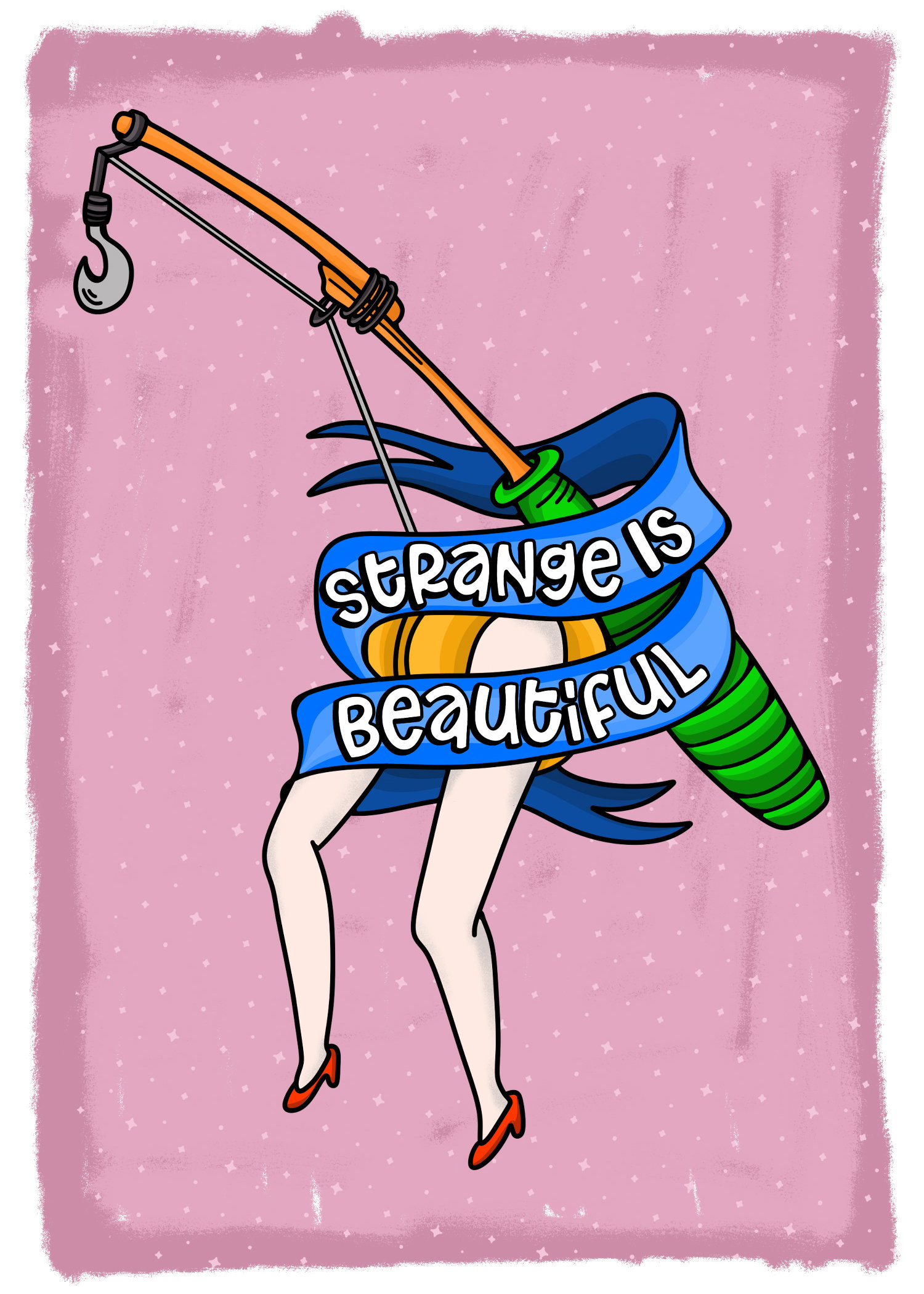 Sids Toys Legs Strange Is Beautiful 5x7 アートプリント! - Etsy 日本, image size:1500x2100