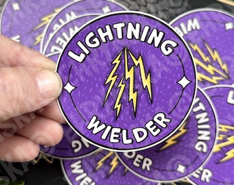 Parche adhesivo de vinilo 3x3 con licencia oficial, resistente al agua y con diseño de jinetes del cuadrante Dragon Lightening de la Escuela de Guerra Basgiath del Cuarto Ala.