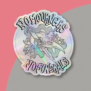 Six of Crows No Mourners No Funerals Rainbow Maker Suncatcher 3.6x4 Window Decal