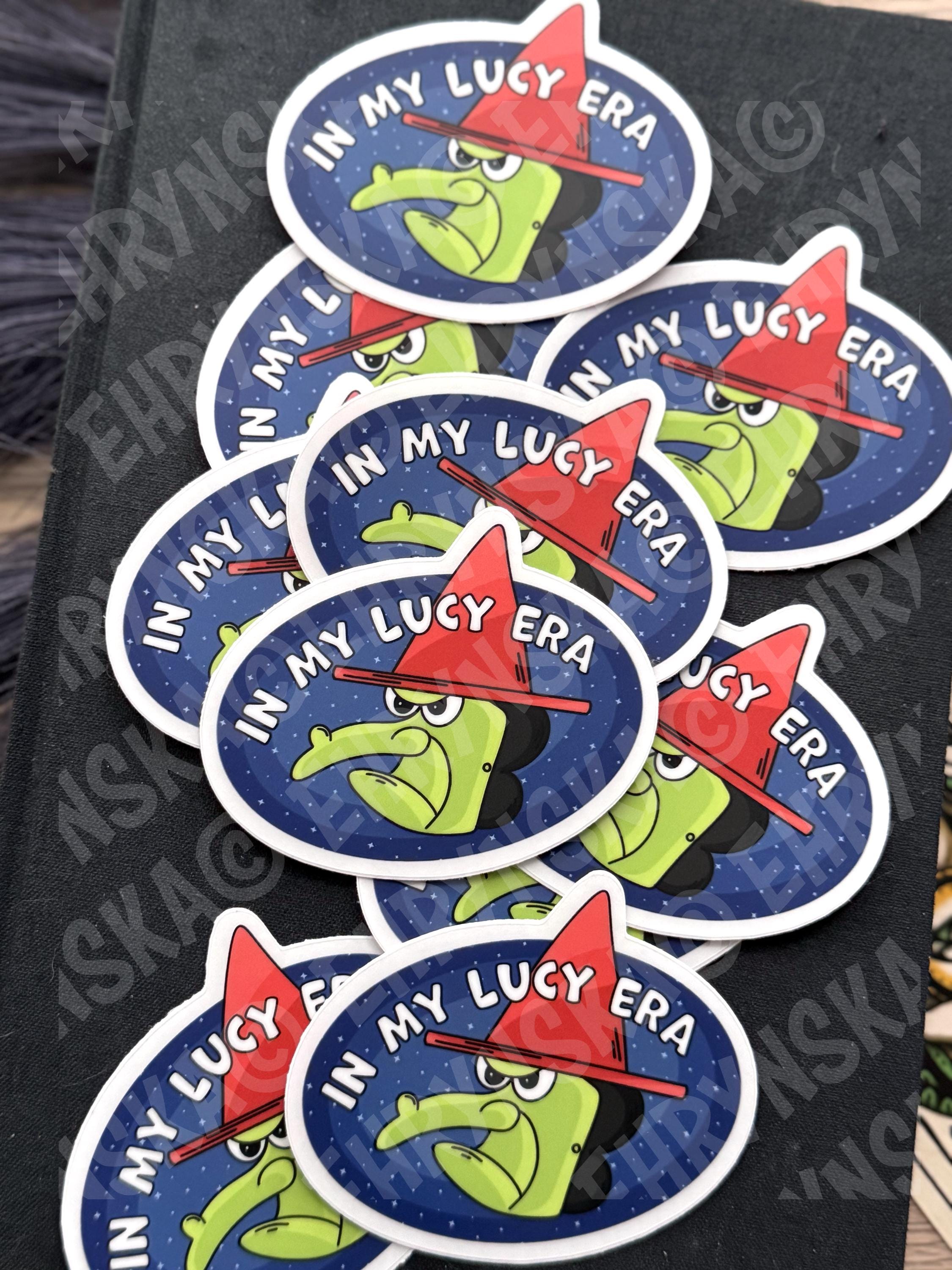 Halloween Peanuts in My Lucy Witch Era 3x2.3 Waterproof Clear