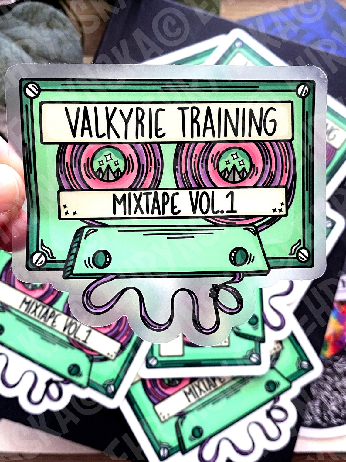 ACOTAR Valkyrie Training Mix Tape Cassette Tape Officially Etsy