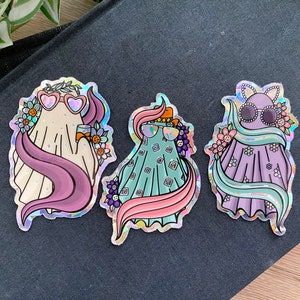 TS Anti-Hero It's Me Hi Ghostie Brille Wasserdicht 3x2 Vinyl Glitter Sticker - 3 Pack!