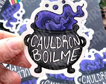 ACOTAR Cauldron Boil Me Officially Licensed Sarah J Maas Waterproof 3x3 Vinyl Sticker!