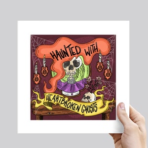 Brian Fallon Haunted With Heartbroken Ghosts Punk Lyric Art Print - Various Sizes