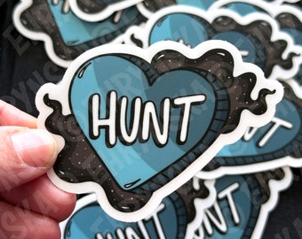 Crescent City Hunt Athalar Candy Heart Clear Vinyl Sticker - Officially Licensed SJM Merch